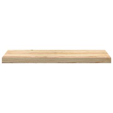 Stair Treads 2 pcs Untreated Solid Oak 80x25x2 cm - Hipomarket