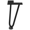 Hairpin Table Legs 4 pcs Black 20 cm Solid Steel | Hipo Market