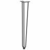 4 pcs Hairpin Table Legs - Anthracite 72 cm - Solid Steel