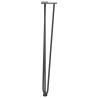 4 pcs Hairpin Table Legs - Anthracite 72 cm - Solid Steel