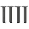 Stylish Coffee Table Legs - Anthracite Steel, 30-32 cm | HipoMarket