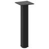 Coffee Table Legs 4 pcs Black - Stylish Steel Support