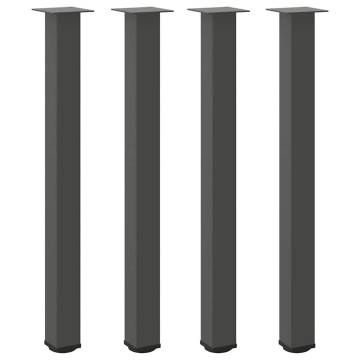 Anthracite Coffee Table Legs - 4 pcs Steel | Hipomarket