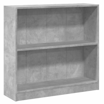 Bookshelf Concrete Grey 80x24x75 cm - Stylish Storage Solution