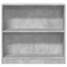 Bookshelf Concrete Grey 80x24x75 cm - Stylish Storage Solution