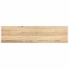 Stair Treads 2 pcs Solid Oak - Untreated 100x25x2 cm