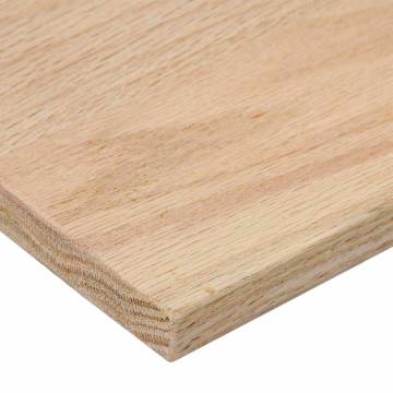 Stair Treads 2 pcs Solid Oak - Untreated 100x25x2 cm