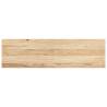 Solid Oak Stair Treads - 2 pcs Untreated 90x30x2 cm