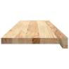 Solid Oak Stair Treads - 2 pcs Untreated 90x30x2 cm