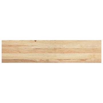 Stair Treads 2 pcs Untreated Solid Oak - 110x30x2 cm | HipoMarket