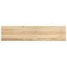 Stair Treads 2 pcs Untreated Solid Oak - 110x30x2 cm | HipoMarket