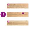 Stair Treads 2 pcs Untreated Solid Oak - 110x30x2 cm | HipoMarket