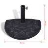 Resin Half Round Parasol Base - Sturdy & Durable | HipoMarket