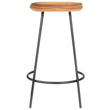 Stylish Bar Stools Set of 4 - Solid Acacia Wood