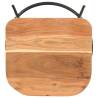 Stylish Bar Stools Set of 4 - Solid Acacia Wood