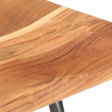 Stylish Bar Stools Set of 4 - Solid Acacia Wood