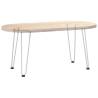 Hairpin Table Legs 4 pcs White 42 cm Solid Steel | HipoMarket