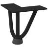 Hairpin Table Legs 4 pcs Black 10 cm Solid Steel | Hipo Market