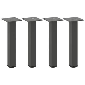 Coffee Table Legs 4 pcs Anthracite | Durable Steel Design