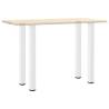 Stylish White Coffee Table Legs - 4 pcs Steel 100-102 cm