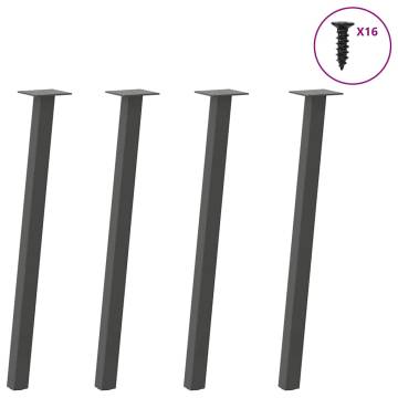 Coffee Table Legs (4 pcs) - Anthracite 72 cm Steel