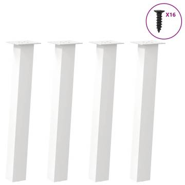 Coffee Table Legs 4 pcs White 72 cm Steel - Durable & Stylish