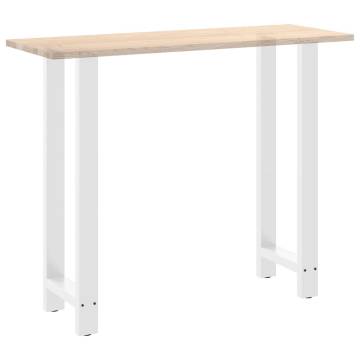 White Coffee Table Legs - 2 pcs Steel | Hipomarket