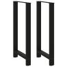  Coffee Table Legs Black 2 pcs 60x(110-111) cm Steel Colour black Size 60 x (110-111) cm Quantity in Package 2 Number of 1 