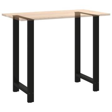 Black Coffee Table Legs - Steel (2 pcs) | Hipomarket