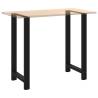 Black Coffee Table Legs - Steel (2 pcs) | Hipomarket