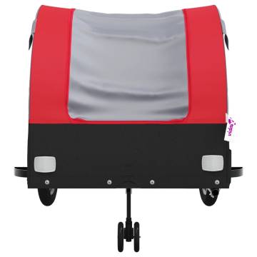 Bike Trailer Black and Red - 45 kg Iron Cargo Solution