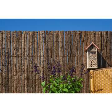 Nature Garden Screen - Natural Pine Bark - 1x3 m - 5 mm Thick