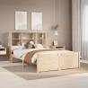  Bookcase Bed without Mattress 120x200cm Solid Wood Pine Colour natural Size 120 x 200 cm 