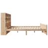 Bookcase Bed 120x200cm - Solid Pine Wood | HipoMarket UK