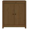 Honey Brown Sideboards - Solid Pine Wood - 2 pcs | HiPoMarket