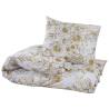 Duvet Cover Set White & Brown | 140x200 cm Cotton | HipoMarket