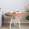 Table Top Ø50x4 cm Round Solid Wood Beech Colour brown Size 50 x 4 cm Quantity in Package 1 