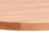 Round Solid Wood Beech Table Top Ø50x4 cm - HipoMarket