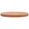 Round Solid Wood Beech Table Top Ø50x4 cm - HipoMarket