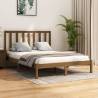 Bed Frame Honey Brown Solid Wood Pine 120x200 cm Colour honey brown Size 120 x 200 cm 