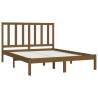 Honey Brown Solid Wood Pine Bed Frame 120x200 cm | HipoMarket