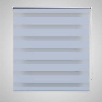 Zebra Blind 80x175 cm White - Elegant Roller Blind for Modern Homes