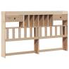 Super King Bookcase Bed 180x200 cm - Solid Pine Wood | Hipo Market