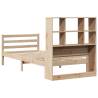 Bookcase Bed 75x190 cm | Solid Pine Wood Frame - Hipo Market