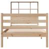 Bookcase Bed Without Mattress 90x190 cm - Solid Pinewood