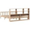 Bookcase Bed 180x200 cm Super King - Solid Pine Wood