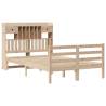 Bookcase Bed 120x190 cm - Solid Wood Pine | HipoMarket