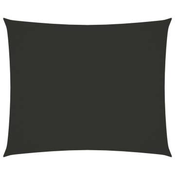 Sunshade Sail Oxford Fabric 4x5 m - Anthracite | HipoMarket