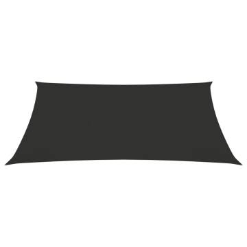 Sunshade Sail Oxford Fabric 4x5 m - Anthracite | HipoMarket