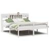 Bookcase Bed without Mattress White 180x200 cm - Hipomarket